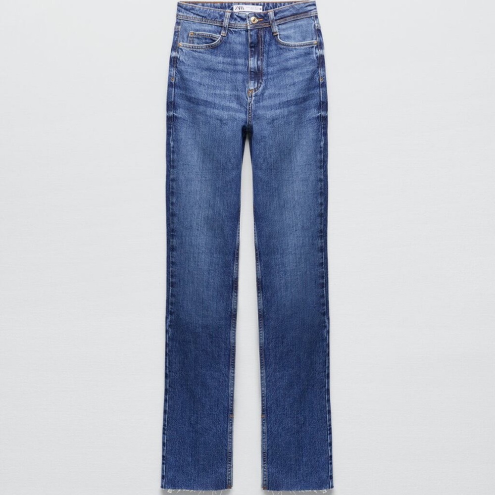 Zara Slim Flare High Rise Jeans